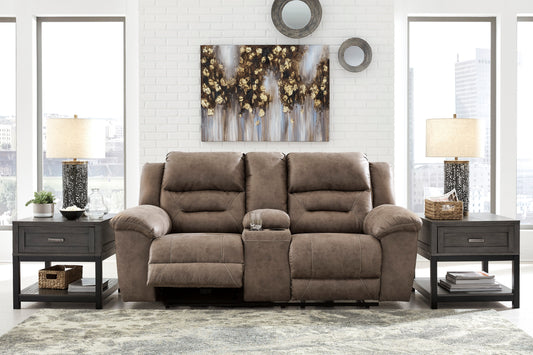 Stoneland DBL Rec Loveseat w/Console