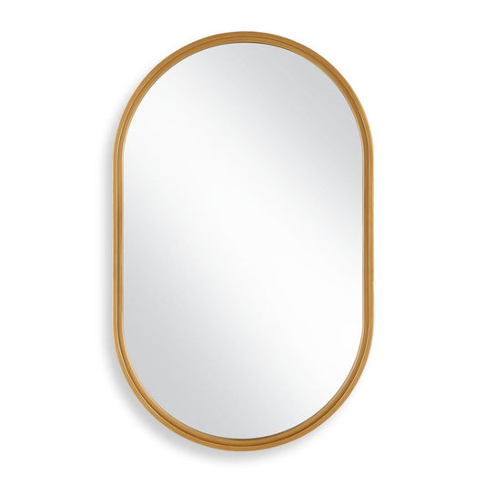 Gold Oval Mirror