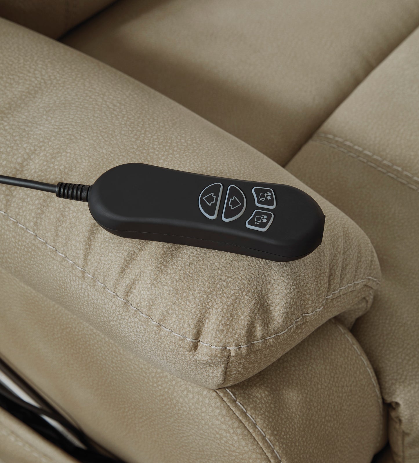 Next-Gen Durapella Sand Power Lift Recliner