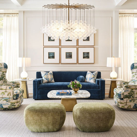 Bubbles, 6 Lt Chandelier