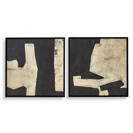 TRANSFORMATION FRAMED CANVASES S/2