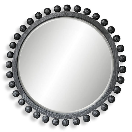 Brianza Round Mirror - 50 Ebony
