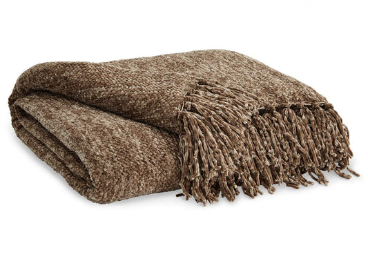 Tamish brown Throw