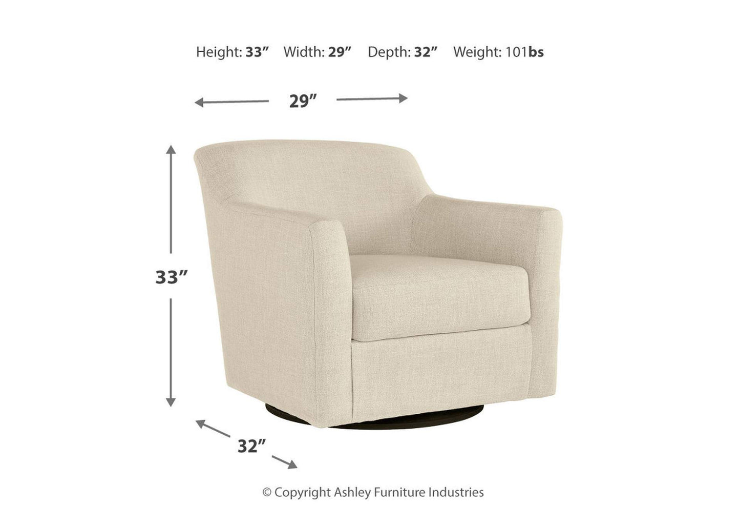 Bradney Swivel Accent Chair