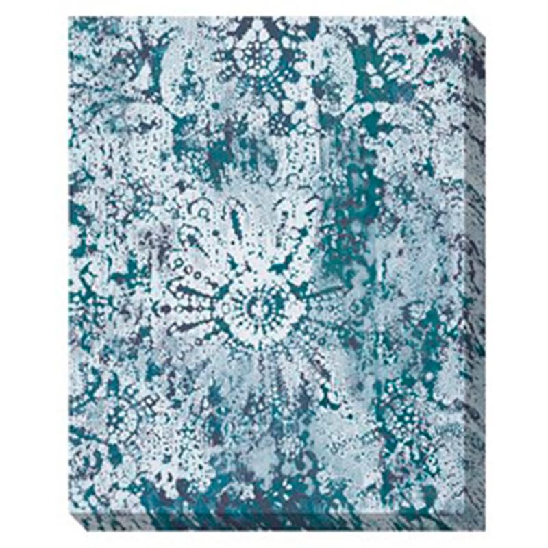 Esther Teal/White Wall Art