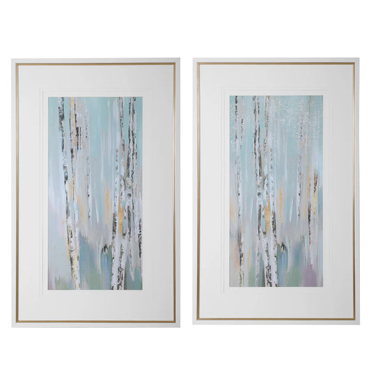 Pandora's Forest Abstract Art, SET OF 2