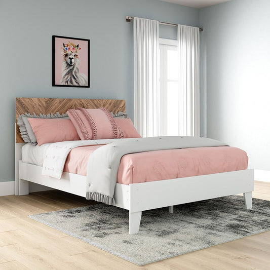Piperton Two-tone Full Size Bedframe
