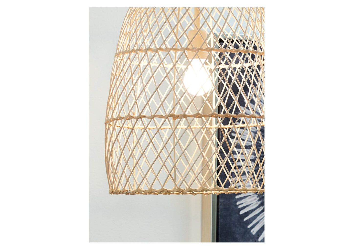 Calett Rattan Pendant Light (1/CN)