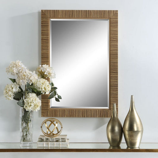 Rattan Mirror