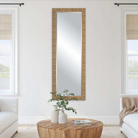 Rattan Coastal Mirror