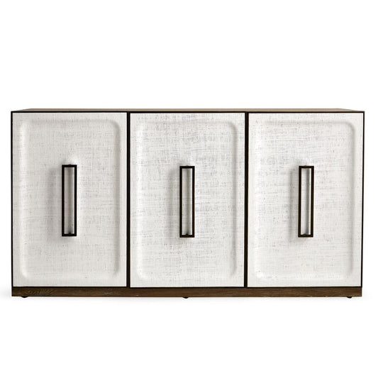 White Linen 3 Door Cabinet