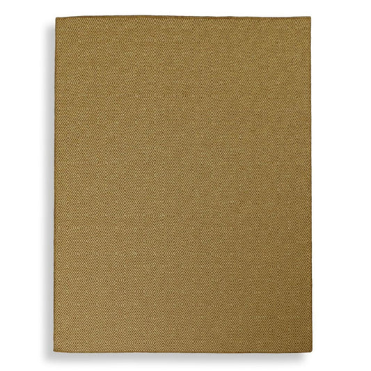 Maize Diamond Rug - Burnt Umber
