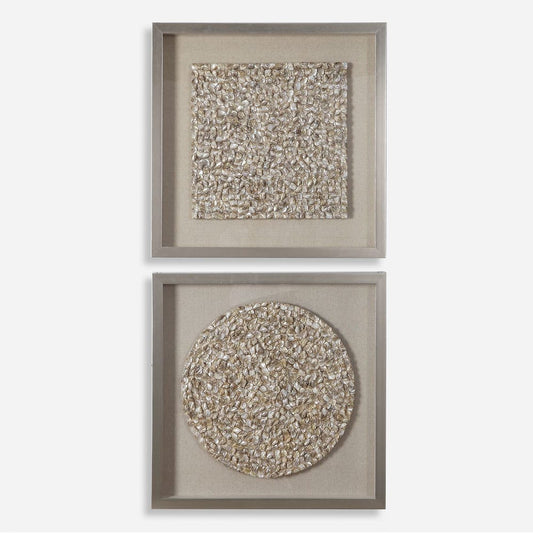 Arline Shadow Boxes, Set of 2