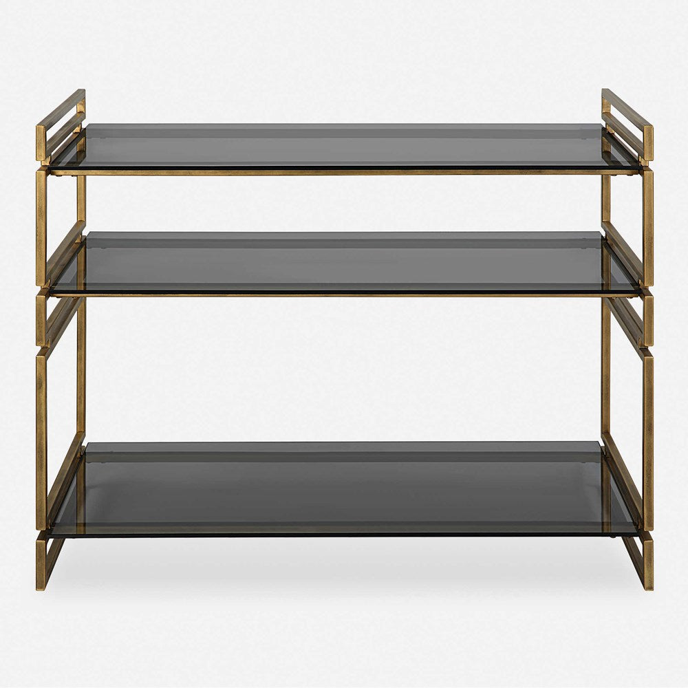 STACKED UP CONSOLE TABLE