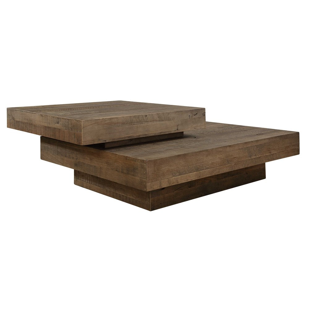 RUSTIC PLANES COFFEE TABLE