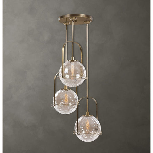 Mimas, 3 Lt Cluster Pendant