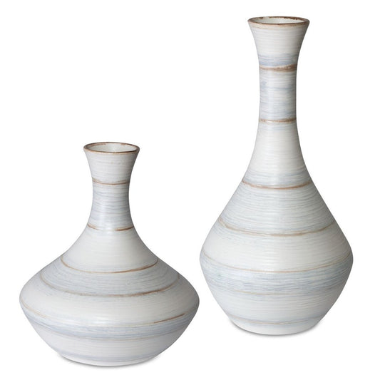 Potter Outdoor Vases, S/2