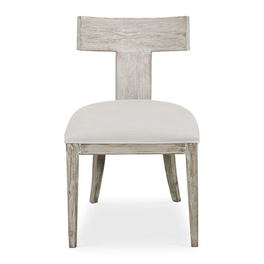 Idris Armless Chair, White, 2 Per Box, Priced Each