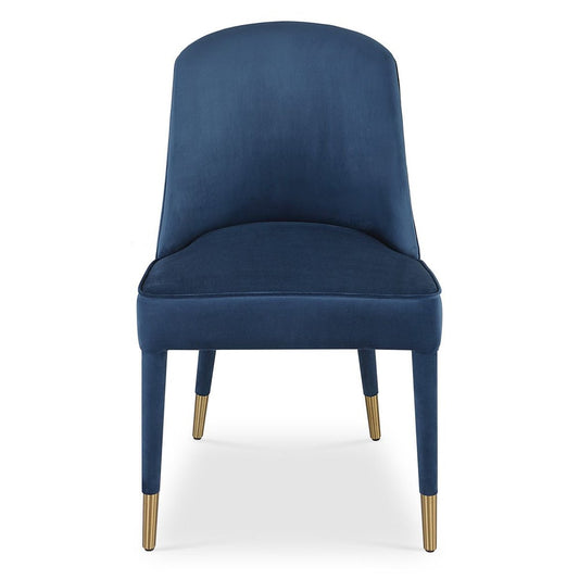 Brie Armless Chair, Sapphire, 2 Per Box, Priced Each