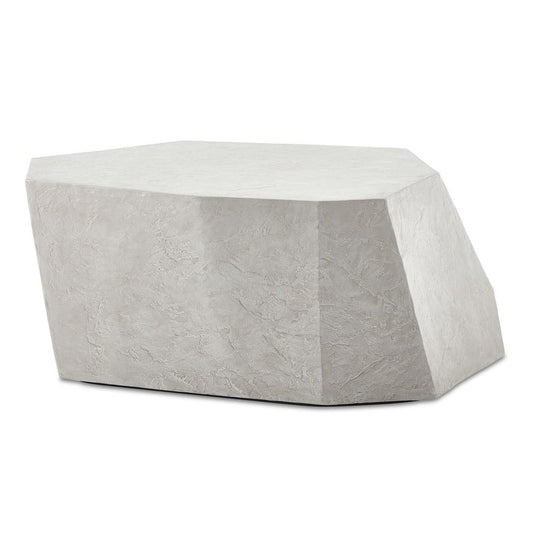 Parra Outdoor Coffee Table, Limestone