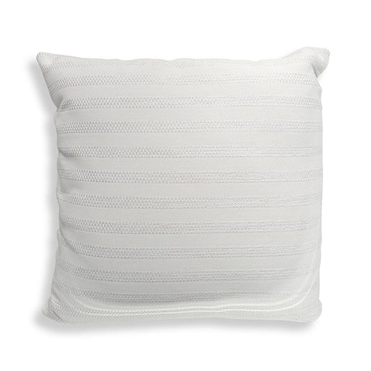 Basket Stripe Outdoor Pillow - Ivory