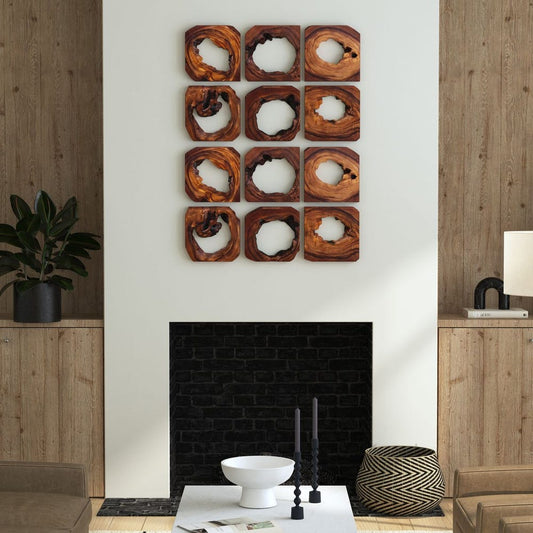 Adlai Wood Wall Decor, S/6