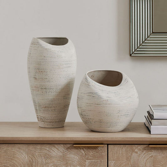 Inara Indoor-Outdoor Vases, S/2