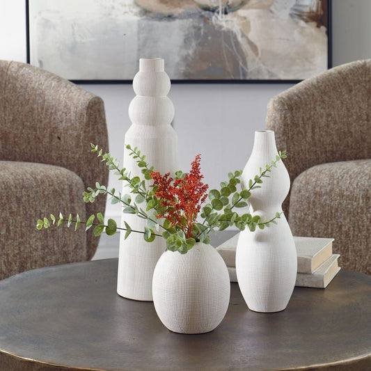 Forma Indoor-Outdoor Vases, S/3