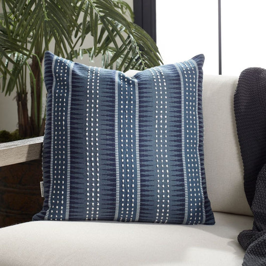 Backgammon Outdoor Pillow, Slate