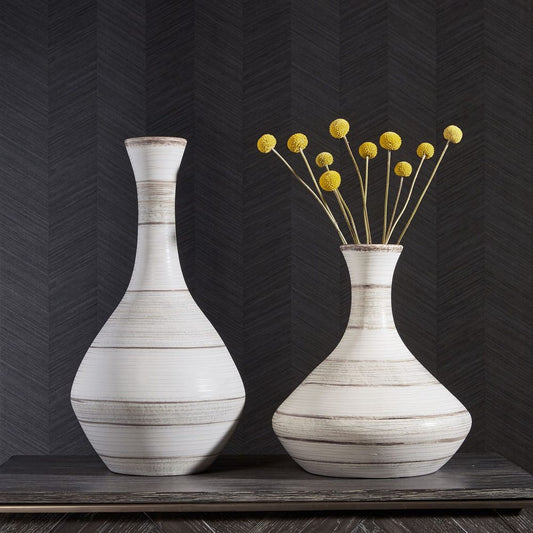 Potter Indoor-Outdoor Vases, S/2