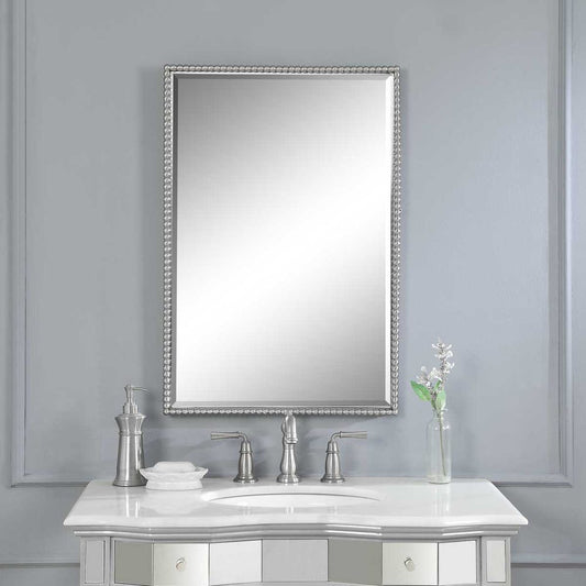 Sherise Vanity Mirror, Nickel