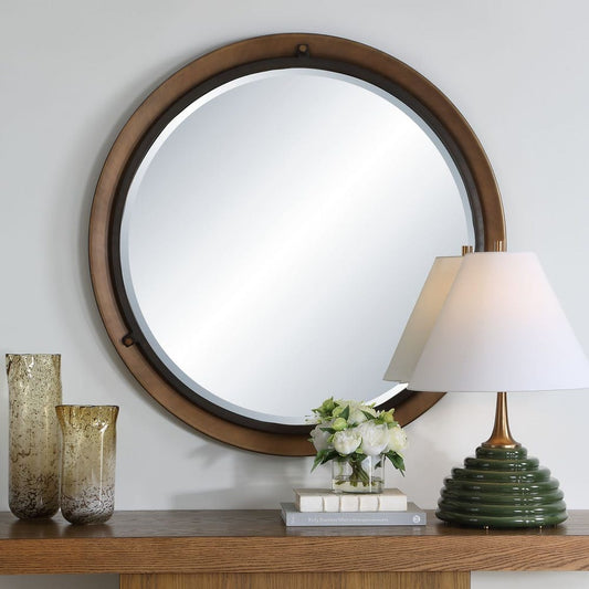 Porthole Round Mirror