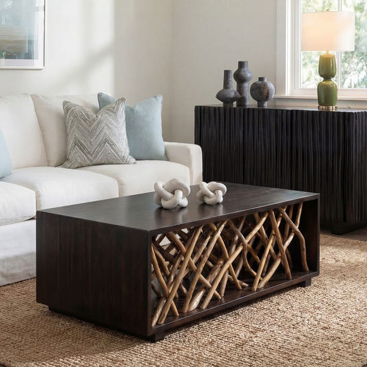 Teak Maze Coffee Table