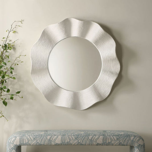 Wave Length Round Mirror