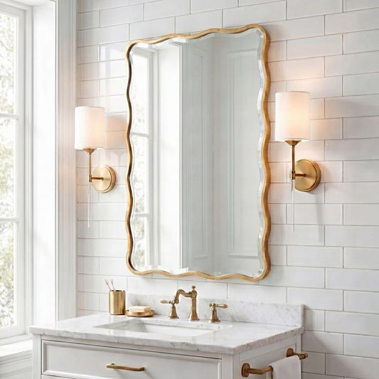 Aneta Mirror, Gold