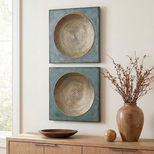 Sybil Metal Wall Decor, S/2