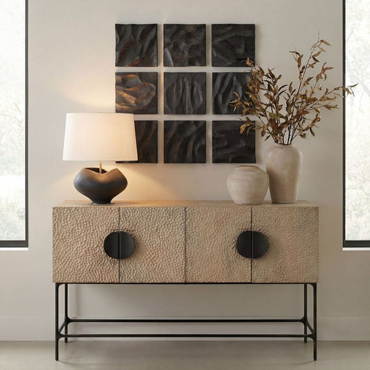 Malosi Wood Wall Decor, S/9