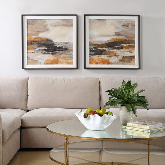 Cinnamon Shore Framed Prints, S/2