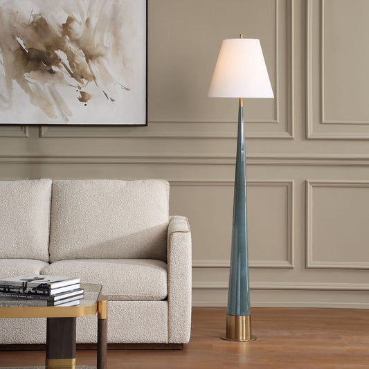 Riccardi Floor Lamp, Blue