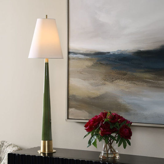 Riccardi Table Lamp, Moss