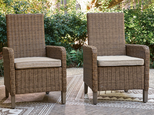 Revare Beach Arm Chair With Cushion (2/CN)
