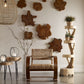 Kalani Indoor-Outdoor Wood Wall Decor, Natural, Set of 3