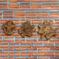 Kalani Indoor-Outdoor Wood Wall Decor, Natural, Set of 3
