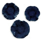Abella Ceramic Indoor-Outdoor Wall Decor, Cobalt, Set of 3