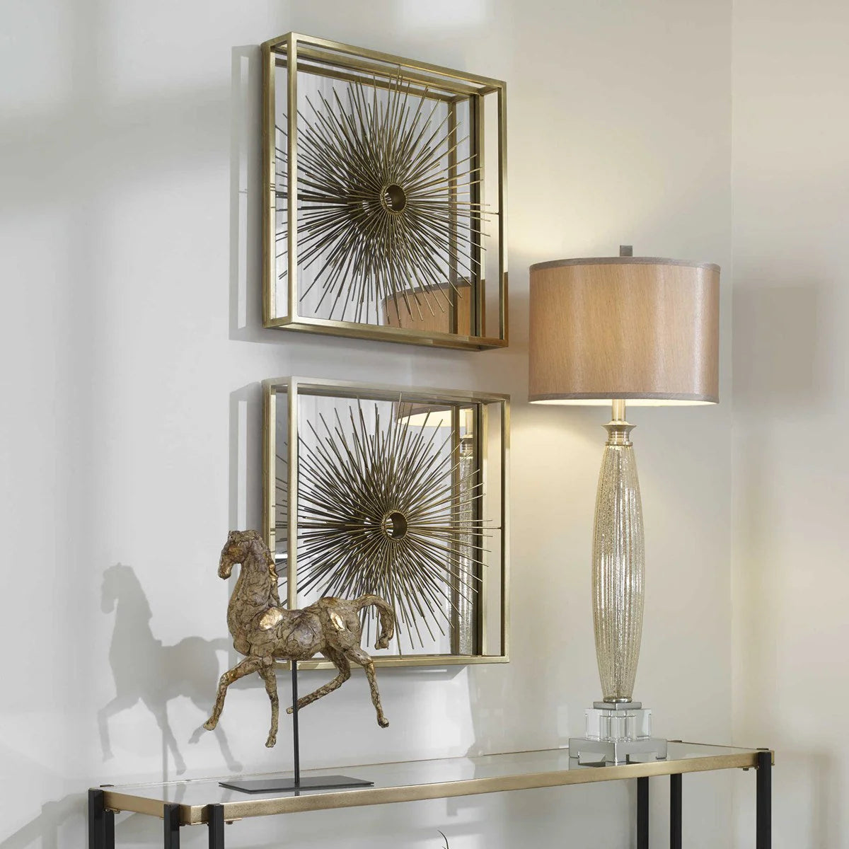 STARLIGHT MIRRORED WALL DECOR
