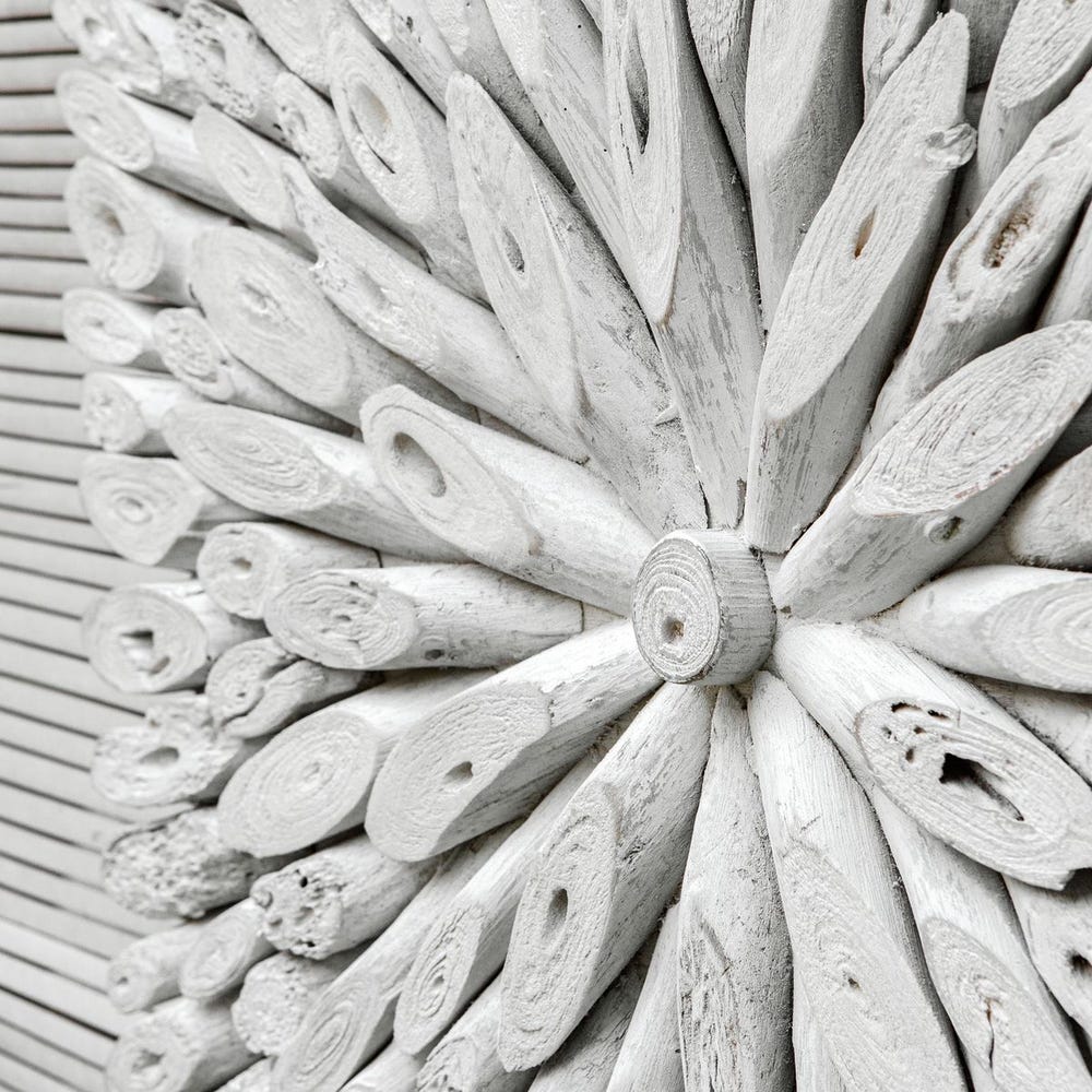 Bahama Wood Wall Decor, Whitewashed