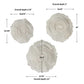 Ocean Gems Indoor-Outdoor Wall Decor, Natural, Set of 3