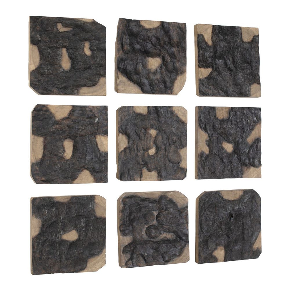 Ignite Wood Wall Decor, Set of 9
