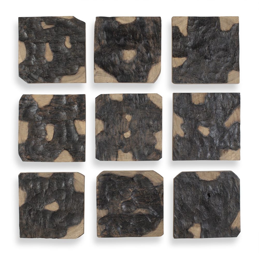 Ignite Wood Wall Decor, Set of 9
