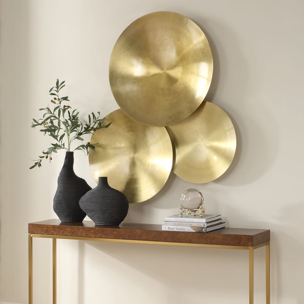 Cymbalic Metal Wall Decor, Set of 3